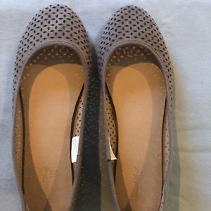 Taupe Ballet Flats